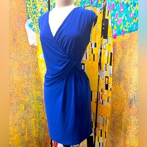 MSK Royal Blue Sleeveless Dress Petite XL